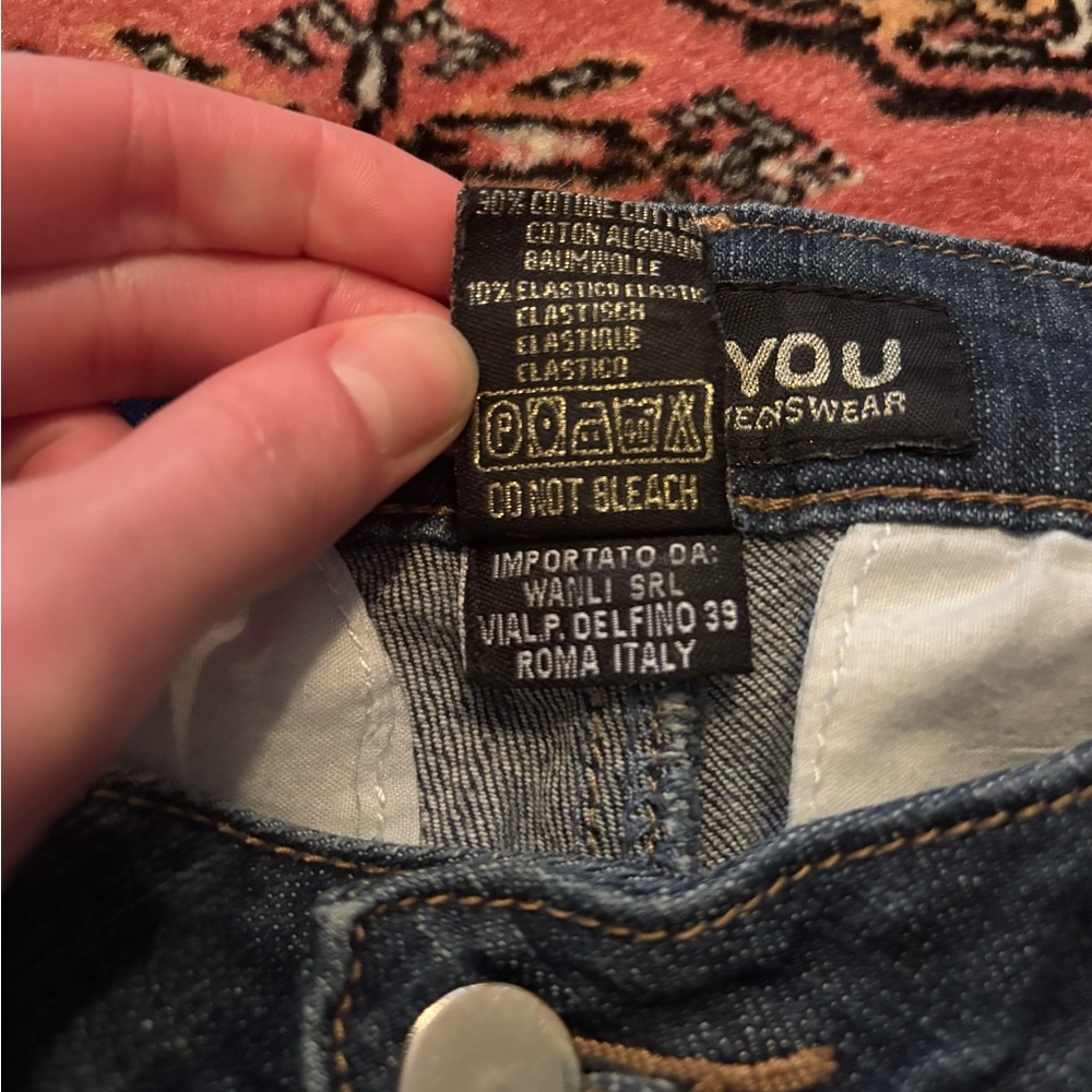 You & You Low Rise Flair Dark Wash Jean - Picture 4 of 9